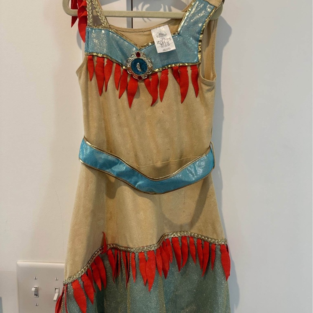 Disney Cream and Blue Kids Costume Dress